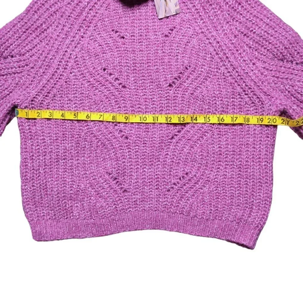 sincerely Jules knitted sweater Pink Size S  Small Long Sleeve Loose outwear
